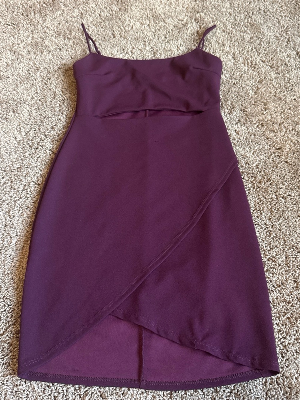 Lulus dark purple mini dress